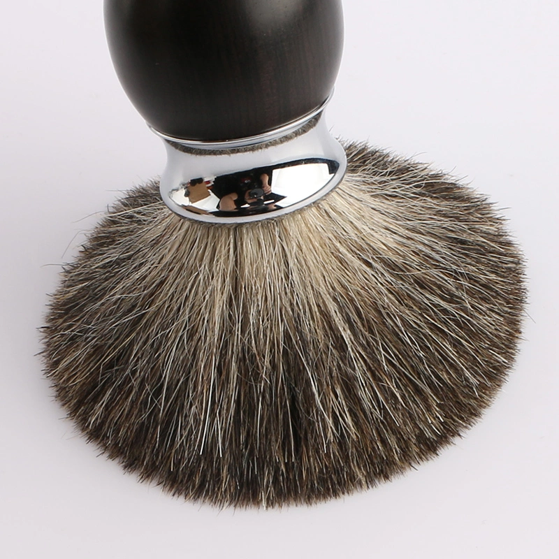 D815 Top Selling Metal Wooden Brush Men Badger Hair Shaving Brush Private Label