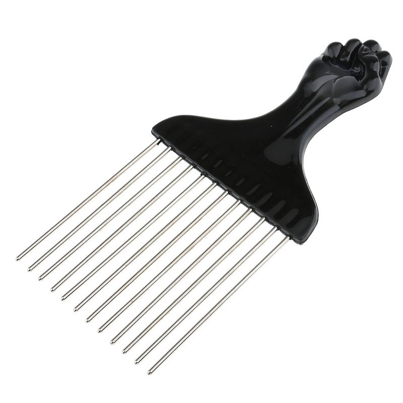 African Comb Professional Hair Brush with Logo Vent Detangling Nylon Bristle Extension Soft Material Wet and Dry Hair Comb