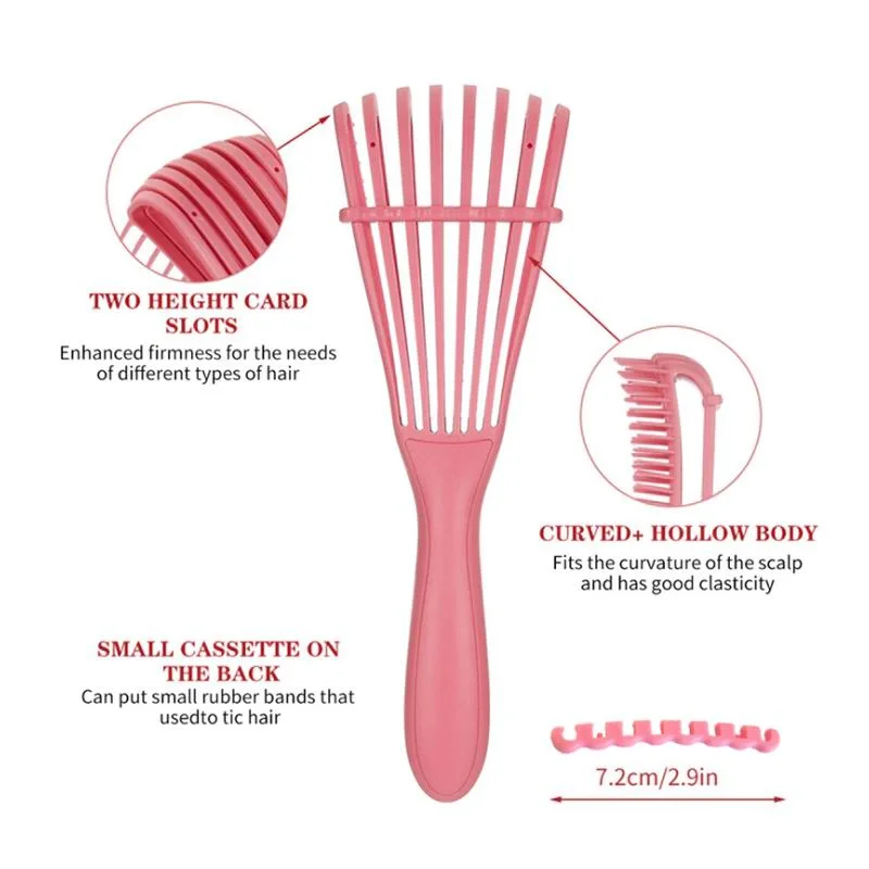 Hair Brush Packaging Vent Brush with Logo Custom Detangling Hair Brush Comb