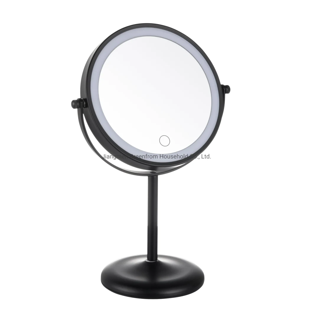 Rechargeable 7&prime;&prime; HD Double Sided Tabletop Vanity Mirror for Makeup