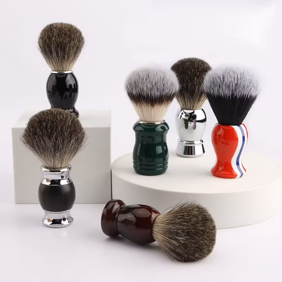 D815 Top Selling Metal Wooden Brush Men Badger Hair Shaving Brush Private Label