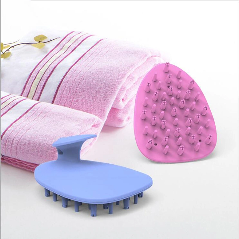 Hair Scalp Massager, Soft Silicone Shampoo Brush for Wet and Dry Hair, Manual Hair Brush Esg15604