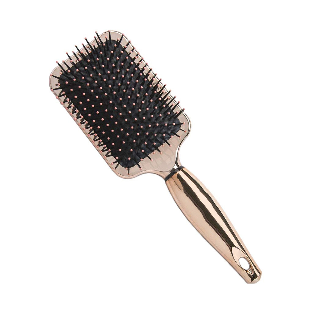 Wholesale Square Paddle Detangling Boar Bristle Hair Brushes Logo