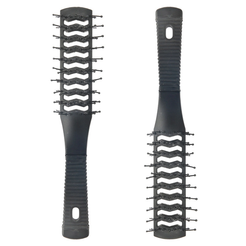 Hairdressing Hair Oil Head Brush Style Double-Sided Ribs Comb Men Back Hair Brush