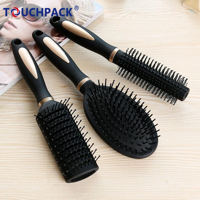 New Arrived Colors Customized Curved Vented Detangling Wave Brush Boar Bristle Hair Brush
