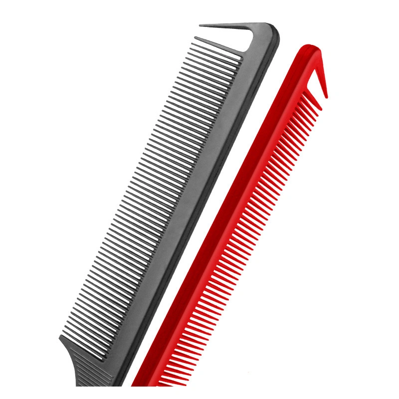 Plastic and Brush Hair Made of Quartz Grey Barber Comb for Barber