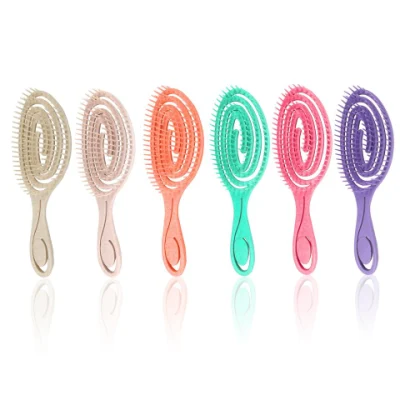 Wholesale Curved & Vented Design Detangling Hair Brush, Excluding Freight
