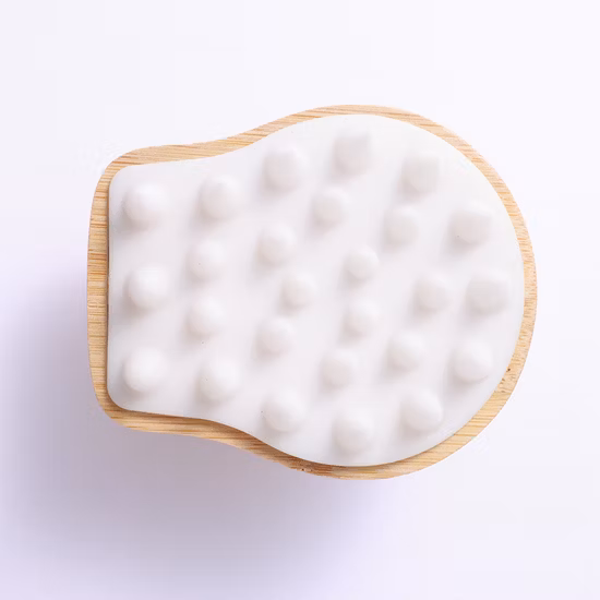 Wet and Dry Hair Scalp Brush with Soft Silicone Massage Brush