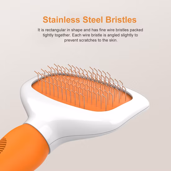 Stainless Steel Hair Grooming Massage Deshedding Brush Pet Dog Comb