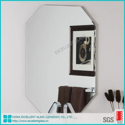 China Excellent Customized Wholesale Frameless Silver Mirror 2mm-6mm Silver Mirror, Aluminum Mirror, Copper Free and Lead Free Mirror, Mirror with Vinyl Film Ba