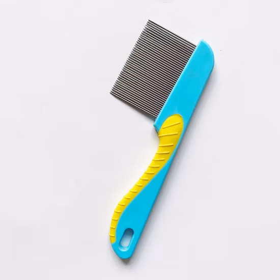 Pet Tear Stain Remover Dog Cat Stainless Steel Hair Grooming Plastic Lice Flea Hair Cleaner Comb
