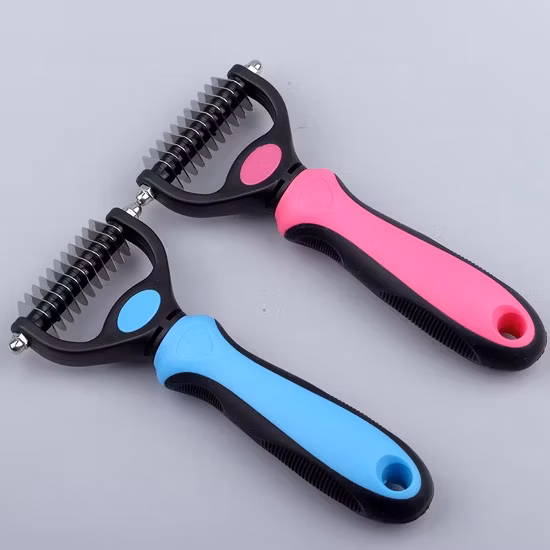 Double-Sided Pet Dog Comb Clean Pet Grooming Tool Hair Comb Brush for Cat and Dog