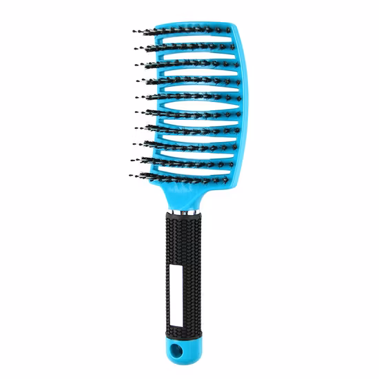 New Color Vented Boar Bristle Brush for Curly and Straight Hair