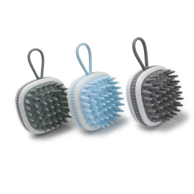 Scalp Massager Shampoo Brush Wet and Dry Hair Scalp Brush with Soft Silicone