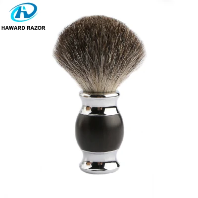 D815 Top Selling Metal Wooden Brush Men Badger Hair Shaving Brush Private Label
