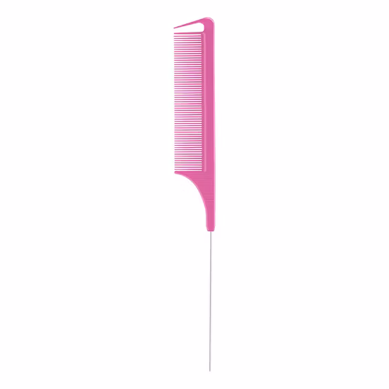 Plastic and Brush Hair Made of Quartz Grey Barber Comb for Barber